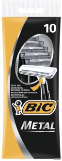 Станок для гоління BIC METAL 10шт чорний (1*10/20)