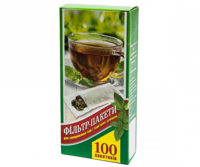 Фільтр-пакети для заварювання чаю в чашках 100шт L &quot;Dolce Natura&quot; (1/30)