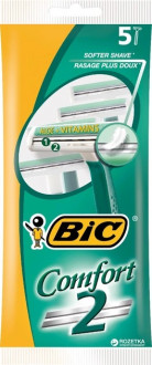Станок для гоління BIC Comfort-2 5шт зелений (1*5/20)