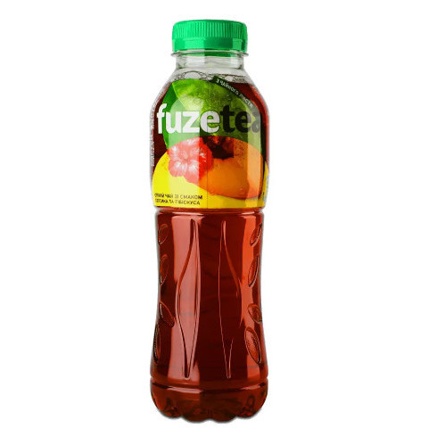 Вода-Чай 0,5л "Fuzetea" Персик + Гібіскус (1/12)