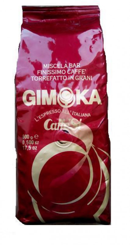 Кава GIMOKA  Rosso зерно 500г червона (1/20)***