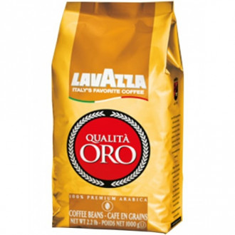Кава &quot;Lavazza&quot; зерно Qualita Oro 1кг золотиста (100% арабіка) (1/6)