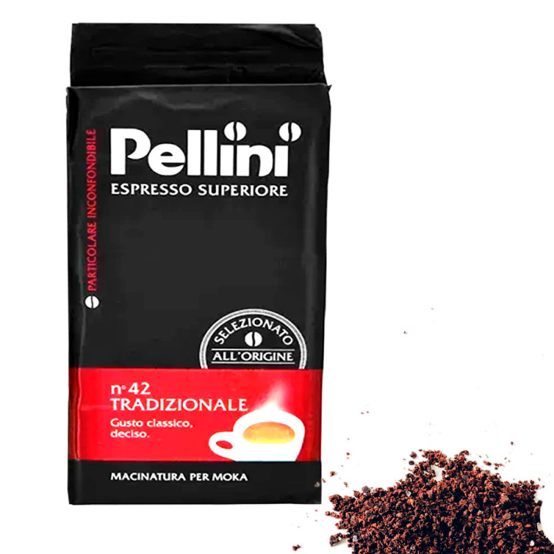 Кава Pellini мелена Espresso Tradizion N42  250г вакуум (1/20)