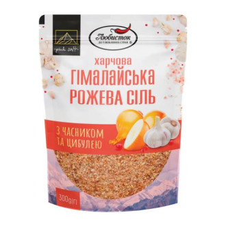 Сіль гімалайська рожева дрібна "Любисток" 200г (1/12)