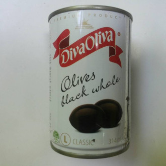 Маслини з кісточкою 300г DIVA OLIVA (1/12)