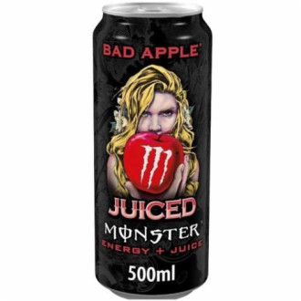 Вода -напій енергетичний Monster Energy Bad Apple 0,5л ж/б (1/12)