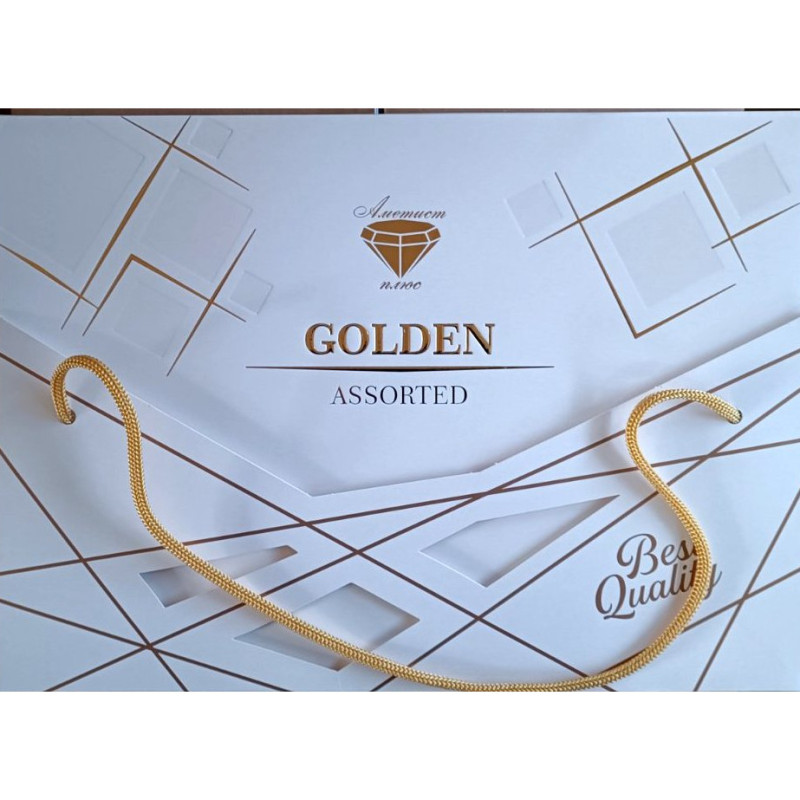 Цукерки 0,5кг "Асорті GOLDEN" коробка