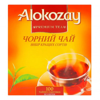 Чай &quot;Alokozay Tee&quot; 100п*2г Чорний б/нитки (1/10 або 12)