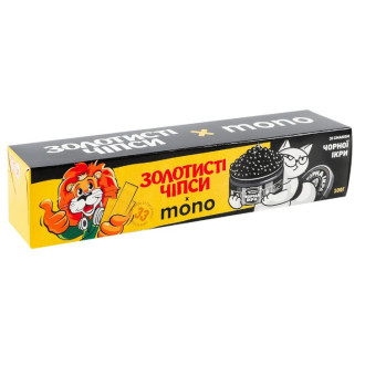 Чипси 100г чорна ікра "Золотисті чіпси " (1/48)