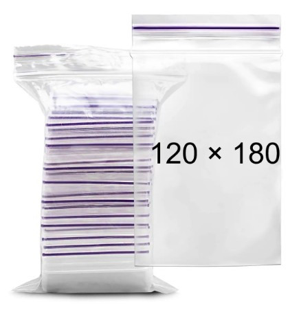 Пакет ZIP 12*18 1 шт. (1/100)