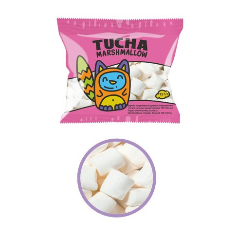 Маршмеллоу  75г "Тучки-штучки" ароматизовані TUCHA (1/30)