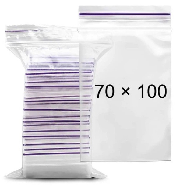 Пакет ZIP 7*10 1 шт. (1/100)
