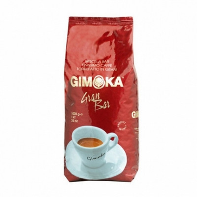 Кава GIMOKA Rosso Gran Bar зерно 1кг червона (1/12)