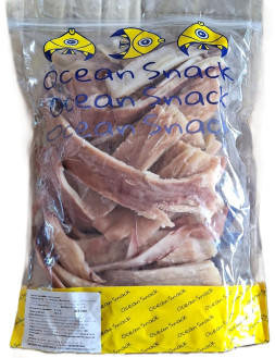 Смуги Філе кальмара солоно-сушені "Океан Снек" 1кг (зіп)