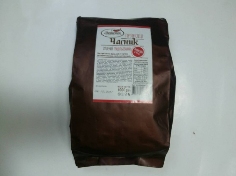 Часник сушений гранульований 40*60 "Любисток" 500г (1/10)