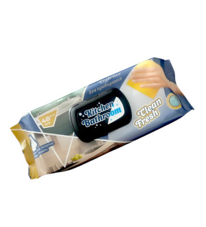 В.серветки господарчі для кухні та ванної кімнати 48шт "Clean Fresh" (1/16)