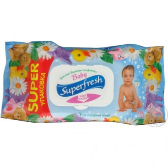 В.серветки 72шт З КЛАПАНОМ Superfresh Для дітей і мам Вел.Уп. (1/12)