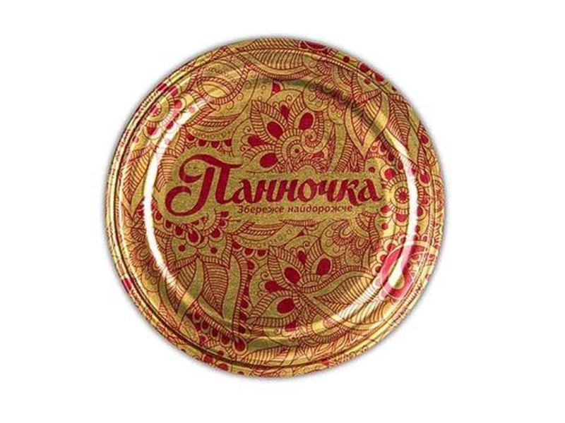 Кришка закаточна "Панночка на золоті" СКО (1*50/600)