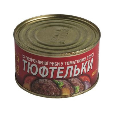 Тюфтельки рибні "Риба Моря" 250г (1/48)