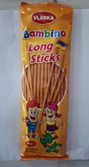 Соломка 80г дитяча BAMBINO Long sticks м/у Vladka (1/36)