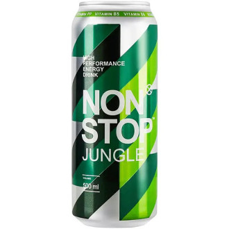 Вода -напій енергетичний "Non Stop JUNGLE" 0,5л ж/б (1/24)