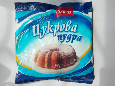 Цукрова пудра &quot;ДЕКО&quot; 200г (1/15) 