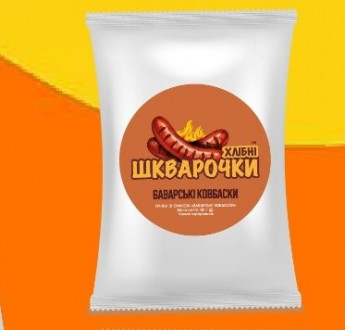 Грінки 60г Баварські Ковбаски &quot;Хлібні Шкварочки&quot; (1/25)