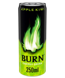 Вода -напій енергетичний "BURN" 0,25л Яблуко Ківі (1/6)