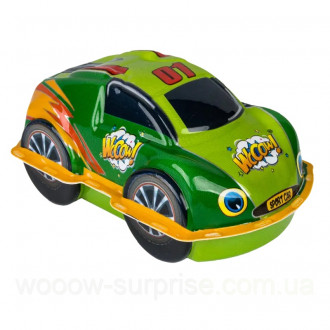 Машинка пластикова WOOOW Sport Car д/дівчинки та хлопчика 50г*4 
