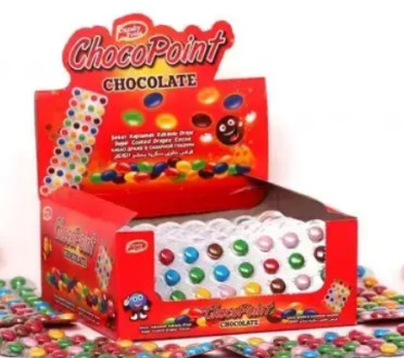 Драже ChocoPoint Chocolate у блістері 22г*24шт