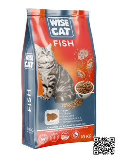 Сухий корм "Wise Cat" Риба 10кг