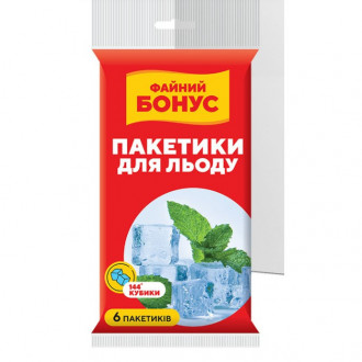 Пакетики для льоду 144кубики/6пак &quot;Файний Бонус&quot; (1/100)