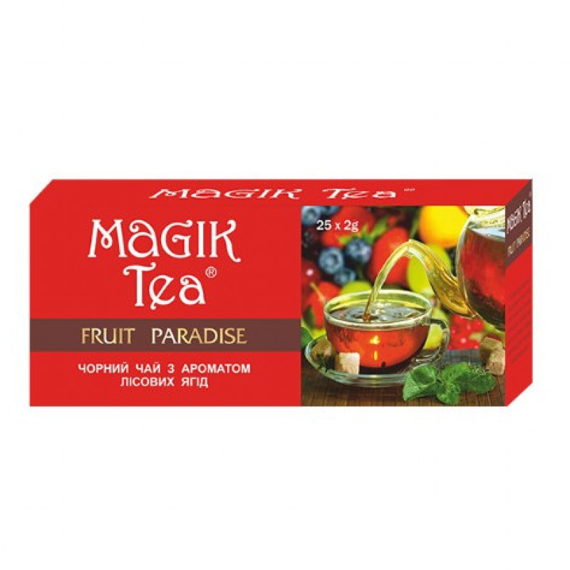 Чай &quot;Magik Tea&quot; 25ф/п*2г Чорний Fruit Paradise (1/18)