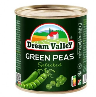 Горошок зелений консервований 425мл ж/б &quot;Dream Valley&quot; (1/12) 