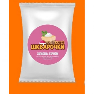 Грінки 60г Холодець з хріном &quot;Хлібні Шкварочки&quot; (1/25)