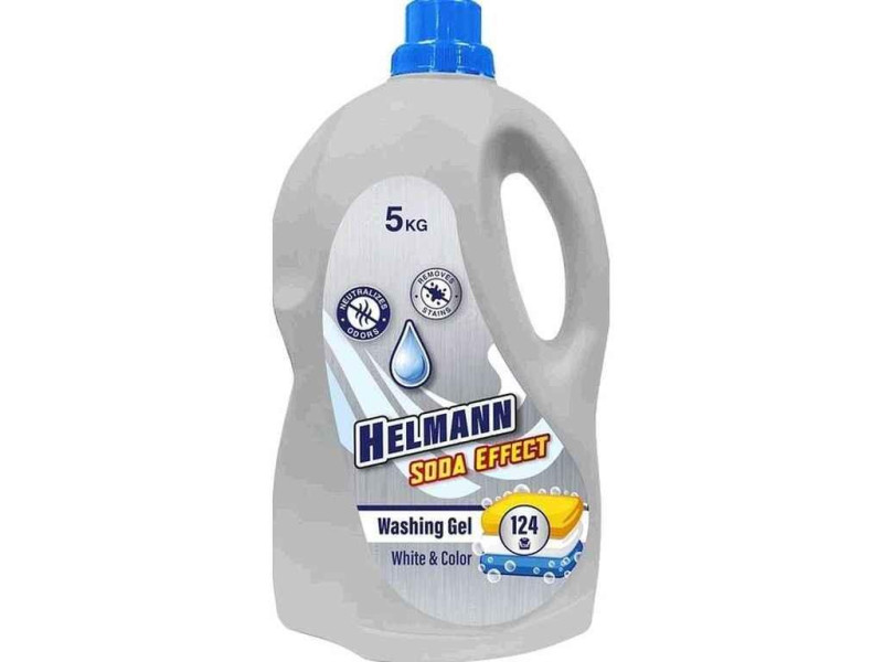 Засіб д/прання Soda Effect білої та кольорової білизни 5л Universal Helmann (1/6) 
