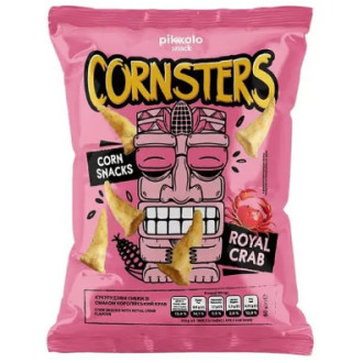 Снеки кукурудзяні зі см. королівський краб 60г CORNSTERS (1/15)