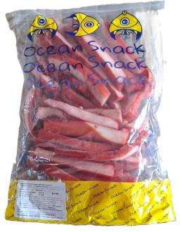 Кальмар ПАЛИЧКИ зі смаком краба ПРЕМІУМ "Океан Снек" 1кг (зіп)