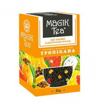 Чай &quot;Magik Tea&quot; 80г Тропікана чорний з фруктами (1/14)