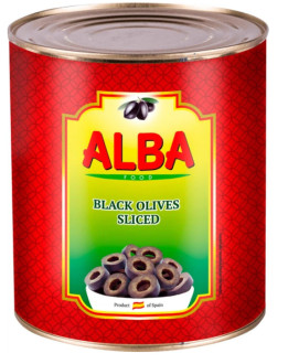 Маслини різані 3000г ALBA ж/б (1/6)