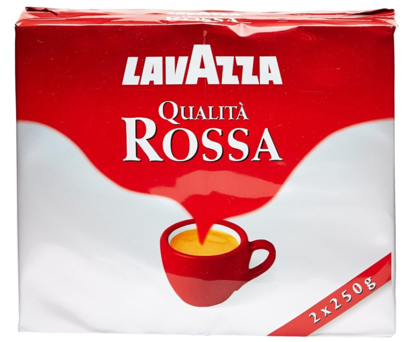 Кава Lavazza мелена Qualita Rossa 2пачки*250г вакуум (1*2/10)