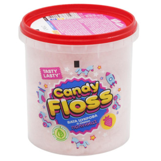 Вата цукрова 30г Полуниця "Tasty Lasty" відро (1/16)