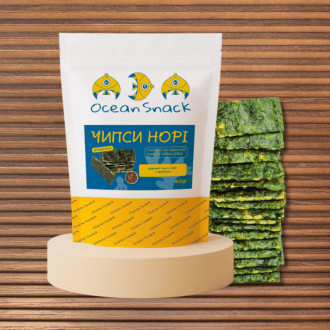 Чипси Норі з арахісом та см. Васабі 40г "Океан Снек" (1/50)