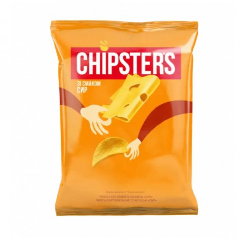 Чіпси натуральні 180г+70г Акція &quot;Chipster's&quot; Сир (1/8)