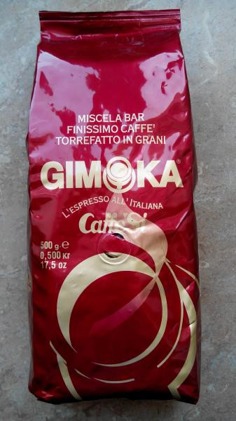 Кава GIMOKA  Rosso зерно 500г червона (1/20)***