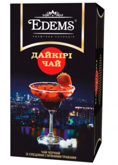 Чай &quot;Еdems&quot; 25ф/п*2г  Чорний &quot;Дайкірі чай&quot; конверт (1/10)