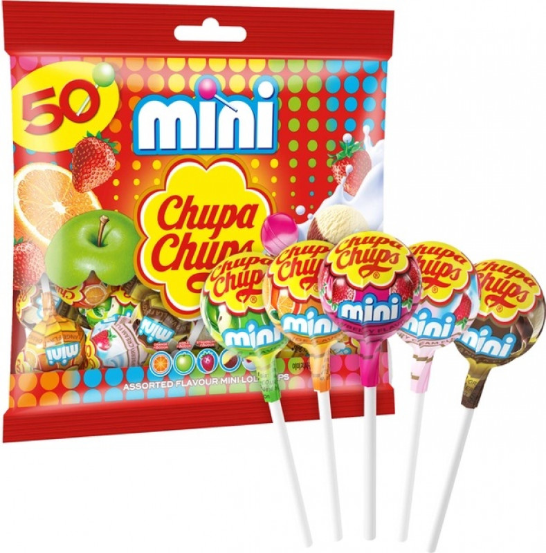 Цукерка на палочці Chupa Chups Mini (ПАКЕТ) 6г*50шт