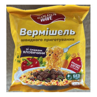 ВЕРМІШЕЛЬ швидкого приготування GOLDEN WAVE