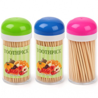 Зубочистки бамбукові (баночка маленька) Toothpick (1/24)
