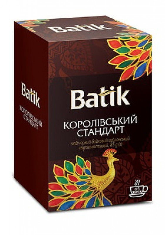 Чай &quot;Batik&quot;  85г Королівський Стандарт (1/12 або 24)  ЗНИЖКА 10%